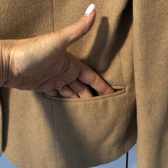 Men's Pure Camel Hair David Lawrence Blazer Jacket Coat 42x24.5" EUC - Picture 5 of 9